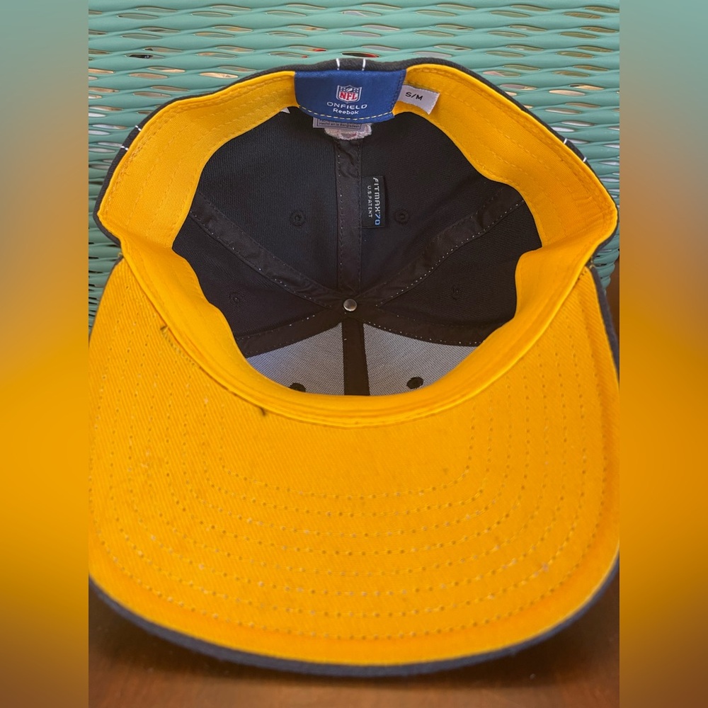 NWOT NFL Reebok On Field Steelers Breast Cancer Awareness Fitted Hat S/M - Picture 7 of 8